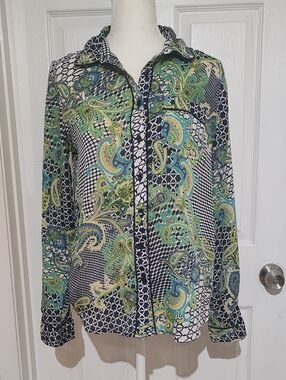 Liz Claiborne Button-Up Blouse